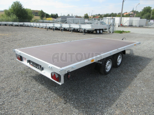 Dvounápravový nebrzděný přívěs ZV 41 750kg N2 4,17x2,01 plato 13