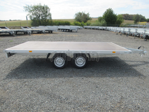 Dvounápravový nebrzděný přívěs ZV 41 750kg N2 4,17x2,01 plato 13
