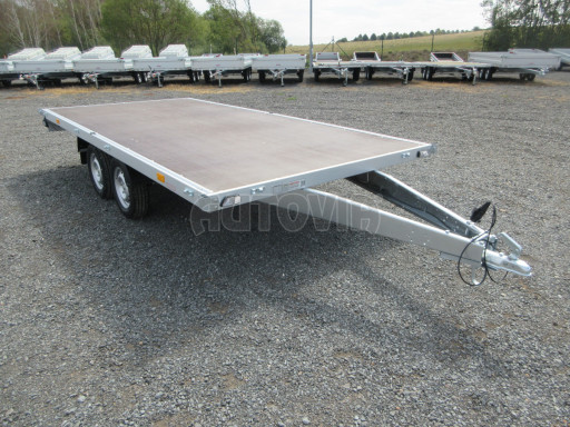 Dvounápravový nebrzděný přívěs ZV 41 750kg N2 4,17x2,01 plato 13