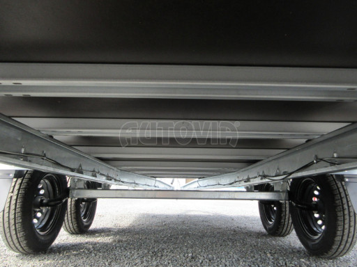 Dvounápravový nebrzděný přívěs ZV 41 750kg N2 4,17x2,01 plato 13
