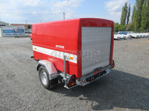 Brzděný podvozek pod hasičskou skříň PS 12, VA 1,3t 2,06x1,27 č.3