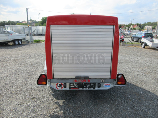 Brzděný podvozek pod hasičskou skříň PS 12, VA 1,3t 2,06x1,27 č.4