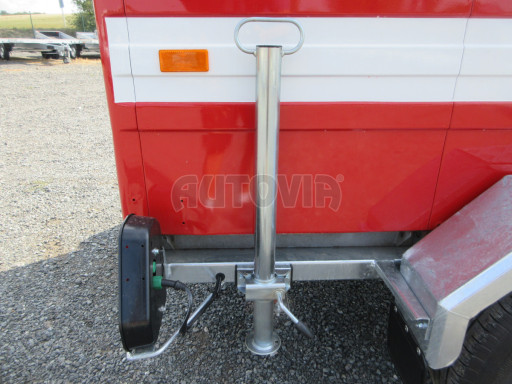 Brzděný podvozek pod hasičskou skříň PS 12, VA 1,3t 2,06x1,27 č.11