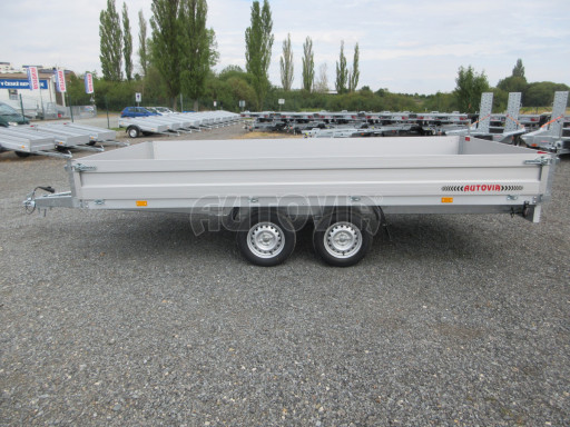 Dvounápravový nebrzděný přívěs ZV 41 750kg N2 4,17x2,00/0,35 nápravy na 2,7t č.3