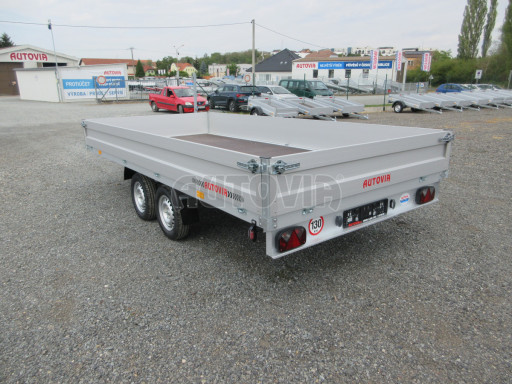 Dvounápravový nebrzděný přívěs ZV 41 750kg N2 4,17x2,00/0,35 nápravy na 2,7t č.4