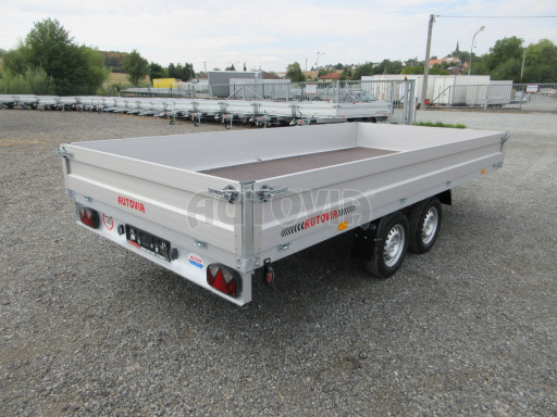 Dvounápravový nebrzděný přívěs ZV 41 750kg N2 4,17x2,00/0,35 nápravy na 2,7t č.6