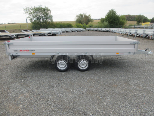 Dvounápravový nebrzděný přívěs ZV 41 750kg N2 4,17x2,00/0,35 nápravy na 2,7t č.7