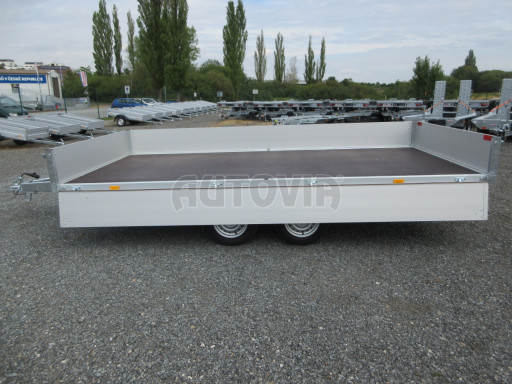 Dvounápravový nebrzděný přívěs ZV 41 750kg N2 4,17x2,00/0,35 nápravy na 2,7t č.12