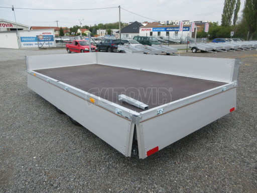 Dvounápravový nebrzděný přívěs ZV 41 750kg N2 4,17x2,00/0,35 nápravy na 2,7t č.15
