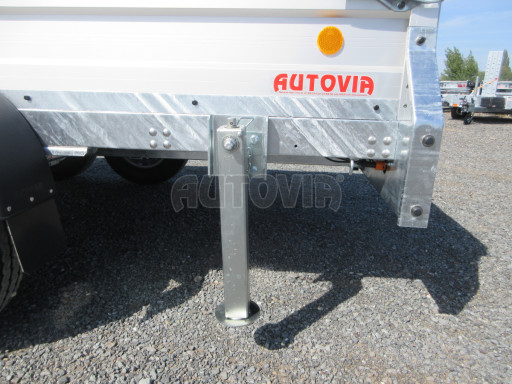 Speciální přívěs s výškově stavitelnou ojí ZV 31/35 2,7T B2 3,50x1,52/0,35, ALU bočnice č.13