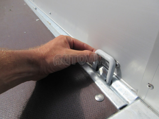 Speciální přívěs s výškově stavitelnou ojí ZV 31/35 2,7T B2 3,50x1,52/0,35, ALU bočnice č.25