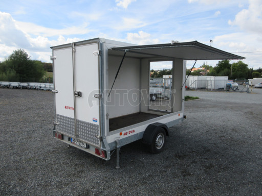 Bazarový skříňový přívěs za auto ZV 31 B1 1,3T 3,01x1,55/1,80 č.16