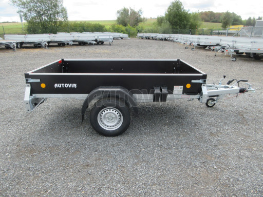 Přívěsný vozík za osobní auto sklopný ZV 27 1,3T B1 skl 2,50x1,48/0,35 POČ