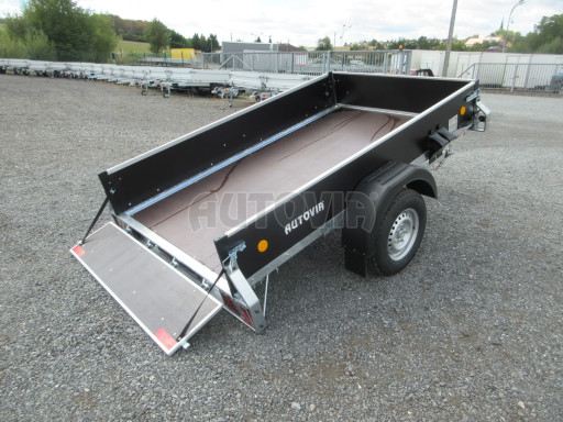 Přívěsný vozík za osobní auto sklopný ZV 27 1,3T B1 skl 2,50x1,48/0,35 POČ