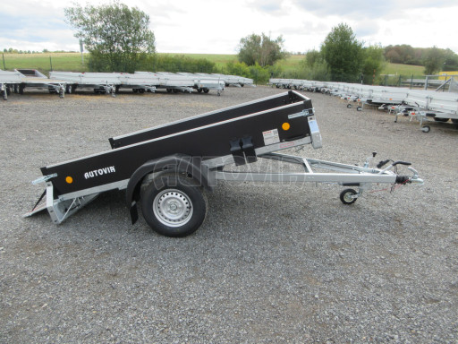 Přívěsný vozík za osobní auto sklopný ZV 27 1,3T B1 skl 2,50x1,48/0,35 POČ