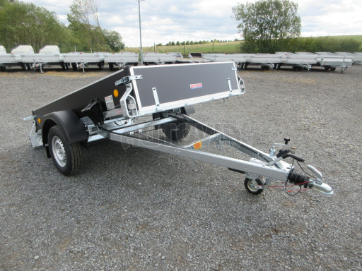 Přívěsný vozík za osobní auto sklopný ZV 27 1,3T B1 skl 2,50x1,48/0,35 POČ