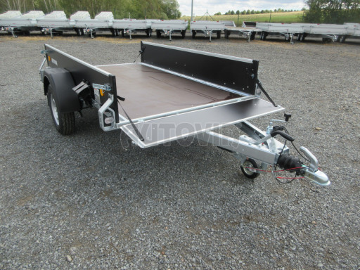 Přívěsný vozík za osobní auto sklopný ZV 27 1,3T B1 skl 2,50x1,48/0,35 POČ