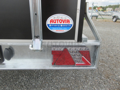 Přívěsný vozík za osobní auto sklopný ZV 27 1,3T B1 skl 2,50x1,48/0,35 POČ
