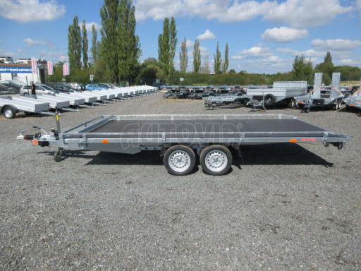 Přívěs pro přepravu aut AD 3,5T B2 4,50x2,09 plato č.4