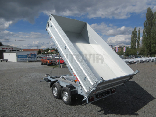 Třístranný sklápěč VER 3SKS 2,7T 3,05x1,76/0,60 nástavba v elektrice č.19