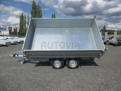 Třístranný sklápěč VER 3SKS 2,7T 3,05x1,76/0,60 nástavba v elektrice č.31