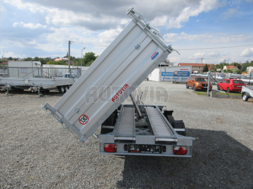 Třístranný sklápěč VER 3SKS 2,7T 3,05x1,76/0,60 nástavba v elektrice č.33