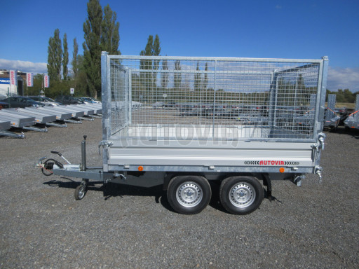 Třístranný sklápěcí přívěs VER 3SKS 2,7T 2,65x1,55/1,30 gitter v elektrice č.7