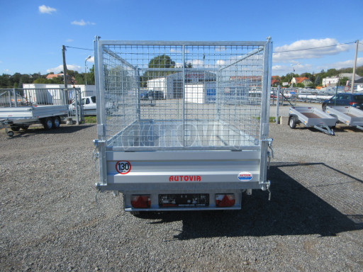 Třístranný sklápěcí přívěs VER 3SKS 2,7T 2,65x1,55/1,30 gitter v elektrice č.9