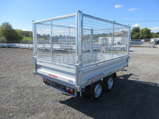 Třístranný sklápěcí přívěs VER 3SKS 2,7T 2,65x1,55/1,30 gitter v elektrice č.10