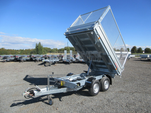Třístranný sklápěcí přívěs VER 3SKS 2,7T 2,65x1,55/1,30 gitter v elektrice č.2