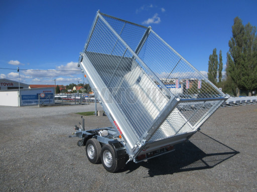 Třístranný sklápěcí přívěs VER 3SKS 2,7T 2,65x1,55/1,30 gitter v elektrice č.20