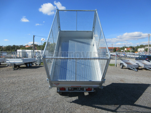 Třístranný sklápěcí přívěs VER 3SKS 2,7T 2,65x1,55/1,30 gitter v elektrice č.21