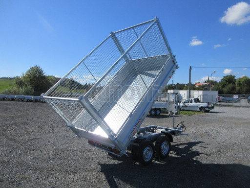 Třístranný sklápěcí přívěs VER 3SKS 2,7T 2,65x1,55/1,30 gitter v elektrice č.22