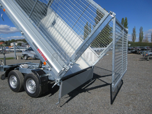 Třístranný sklápěcí přívěs VER 3SKS 2,7T 2,65x1,55/1,30 gitter v elektrice č.30