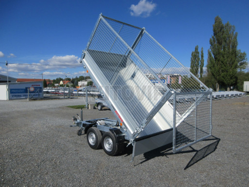 Třístranný sklápěcí přívěs VER 3SKS 2,7T 2,65x1,55/1,30 gitter v elektrice č.31