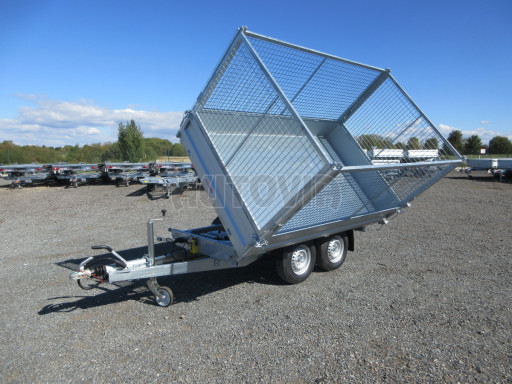 Třístranný sklápěcí přívěs VER 3SKS 2,7T 2,65x1,55/1,30 gitter v elektrice č.34