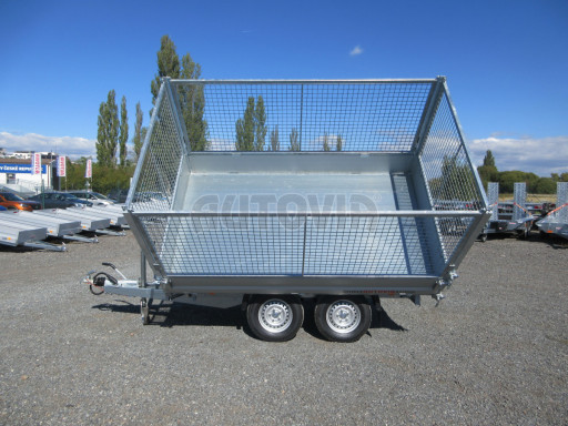 Třístranný sklápěcí přívěs VER 3SKS 2,7T 2,65x1,55/1,30 gitter v elektrice č.35