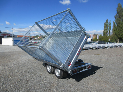 Třístranný sklápěcí přívěs VER 3SKS 2,7T 2,65x1,55/1,30 gitter v elektrice č.36