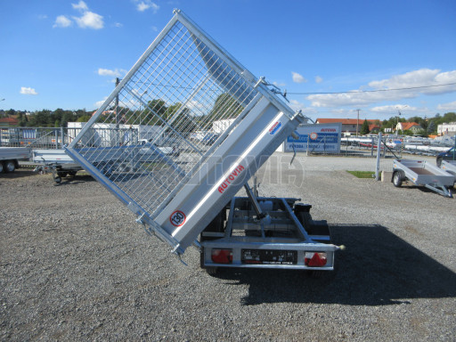 Třístranný sklápěcí přívěs VER 3SKS 2,7T 2,65x1,55/1,30 gitter v elektrice č.37