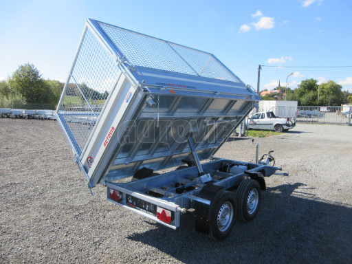 Třístranný sklápěcí přívěs VER 3SKS 2,7T 2,65x1,55/1,30 gitter v elektrice č.38