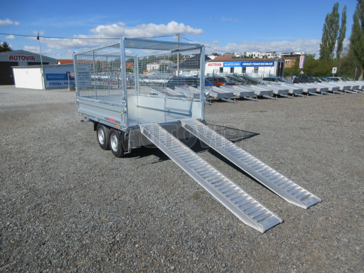 Třístranný sklápěcí přívěs VER 3SKS 2,7T 2,65x1,55/1,30 gitter v elektrice č.5