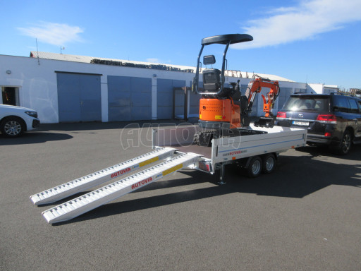 Přívěs pro převoz bagrů ZV 33 2,7T B2 3,33x1,70/0,35 10