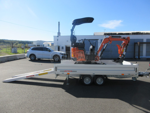 Přívěs pro převoz bagrů ZV 33 2,7T B2 3,33x1,70/0,35 10