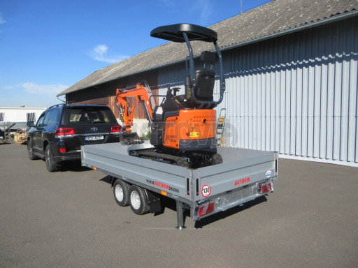 Přívěs pro převoz bagrů ZV 33 2,7T B2 3,33x1,70/0,35 10