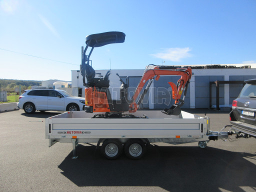 Přívěs pro převoz bagrů ZV 33 2,7T B2 3,33x1,70/0,35 10