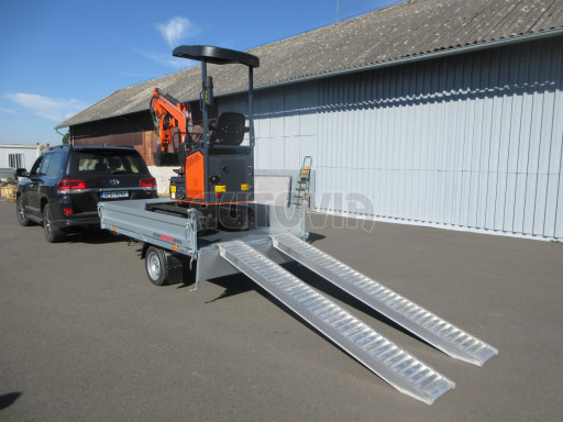 Sklápěcí přívěs VER SK 1,5T 2,65x1,55/0,30 ruč č.4