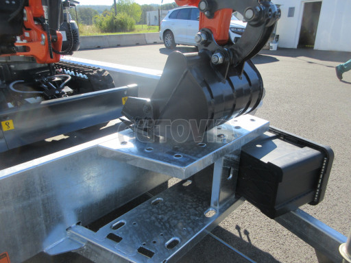 Celosvařený přepravník stavebních strojů FK 2,7T 2,98x1,54/0,25 KOMBI nájezdy č.39