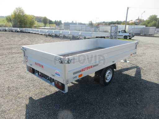 Nebrzděný přívěsný vozík ZV 32/22 750kg N1 3,00x1,50/0,35 zesílená náprava č.6