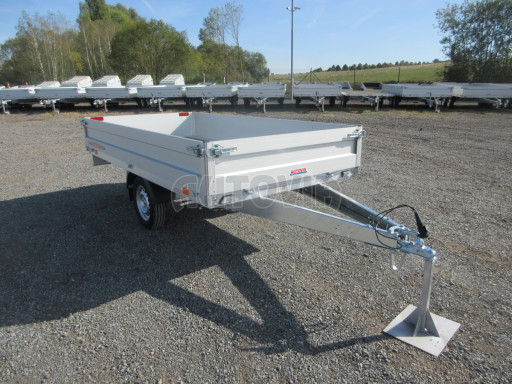 Nebrzděný přívěsný vozík ZV 32/22 750kg N1 3,00x1,50/0,35 zesílená náprava č.8