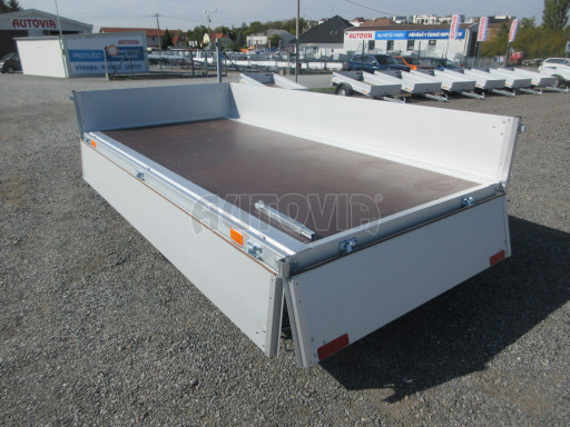Nebrzděný přívěsný vozík ZV 32/22 750kg N1 3,00x1,50/0,35 zesílená náprava č.15